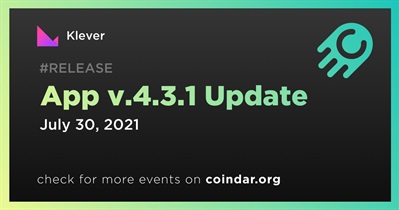 Atualização do aplicativo v.4.3.1