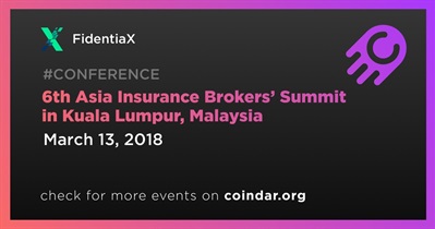 6th Asia Insurance Brokers&#39; Summit sa Kuala Lumpur, Malaysia