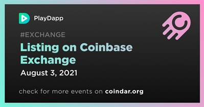 Listado en Coinbase Exchange
