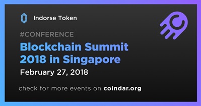 Blockchain Summit 2018 sa Singapore