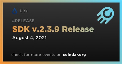 SDK v.2.3.9 发布