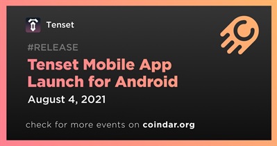 Lançamento do aplicativo móvel Tenset para Android