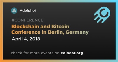 Conferência Blockchain e Bitcoin em Berlim, Alemanha