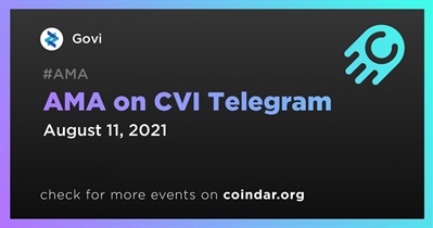 CVI Telegram'deki AMA etkinliği