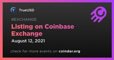 Listahan sa Coinbase Exchange