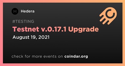 Testnet v.0.17.1 Pag-upgrade