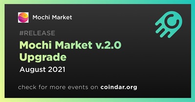 Mochi Market v.2.0 Upgrade