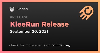KleeRun Release