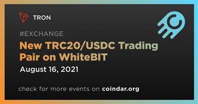 WhiteBIT&#39;te Yeni TRC20/USDC Ticaret Çifti
