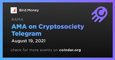 Cryptosociety Telegram'deki AMA etkinliği