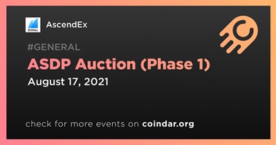 ASDP Auction (Phase 1)