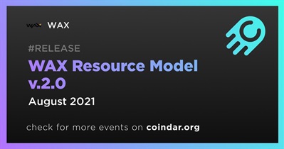 WAX Resource Model v.2.0