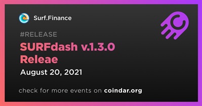 SURFdash v.1.3.0 Sürümü