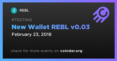 새로운 지갑 REBL v0.03