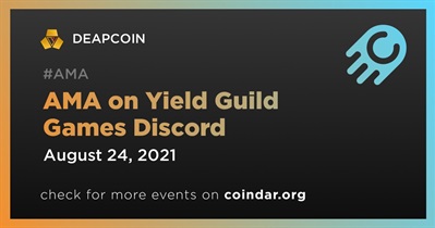 Yield Guild Games Discord의 AMA