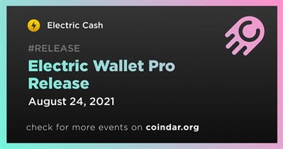 Bản phát hành Electric Wallet Pro