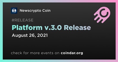 Platform v.3.0 Release