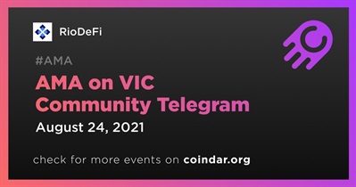 VIC Community Telegram의 AMA