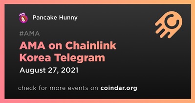 Chainlink Korea Telegram'deki AMA etkinliği