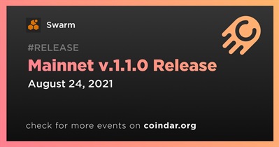 Mainnet v.1.1.0 Release