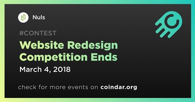 Website Redesign Competition Ends