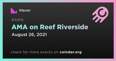 Reef Riverside의 AMA