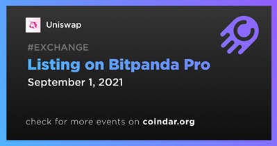 Bitpanda Pro पर लिस्टिंग