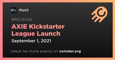 Lanzamiento de la Liga Kickstarter de AXIE