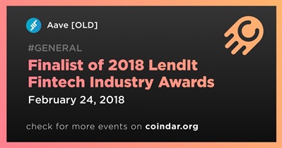 2018年LendIt金融科技行业大奖入围