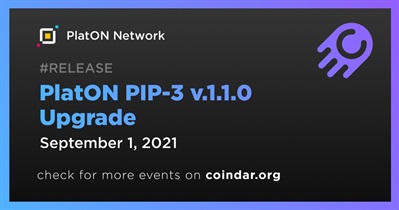 Actualización PlatON PIP-3 v.1.1.0