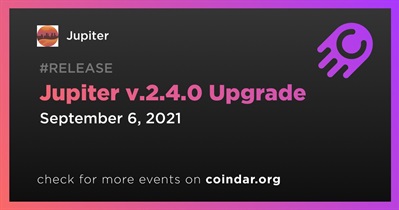 Jupiter v.2.4.0 Upgrade