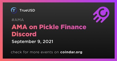 AMA on Pickle Finance Discord