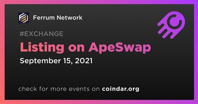 ApeSwap पर लिस्टिंग