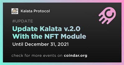 Atualize o Kalata v.2.0 com o módulo NFT