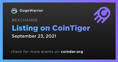 CoinTiger'de Listeleme