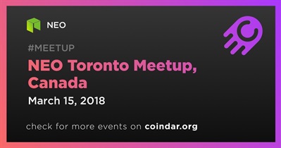 NEO Toronto Meetup, Canada