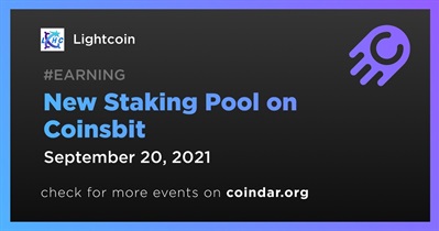 New Staking Pool on Coinsbit