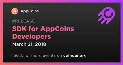 SDK for AppCoins Developers