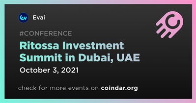 दुबई, संयुक्त अरब अमीरात में Ritossa निवेश शिखर सम्मेलन