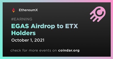 EGAS Airdrop to ETX Holders