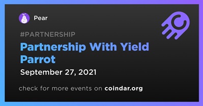 Partnership With Yield Parrot