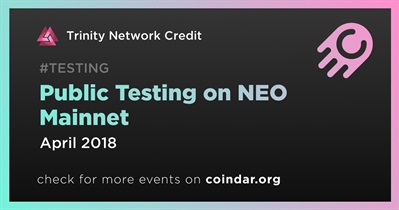 NEO मेननेट पर सार्वजनिक परीक्षण