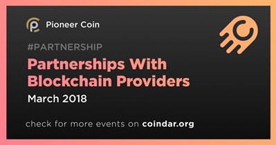 Asociaciones con proveedores de blockchain