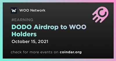 DODO Airdrop to WOO Holders