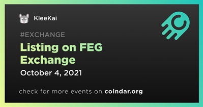 Listing on FEG Exchange