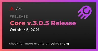 Core v.3.0.5 Release