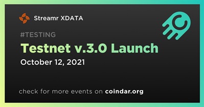 Testnet v.3.0 Launch