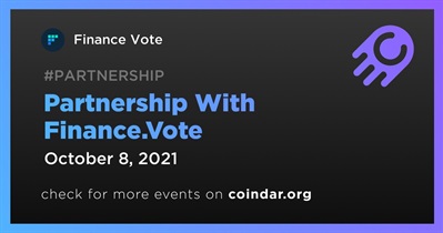 Partnership With Finance.Vote