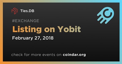 Yobit पर लिस्टिंग