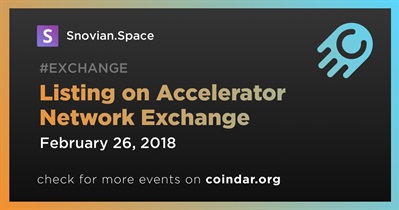 Accelerator Network Exchange पर लिस्टिंग